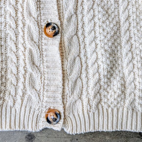 Taylor Swift Red (Taylor's Version) Cardigan Cream Ivory Cable Knit size XL/2XL - Picture 5 of 12